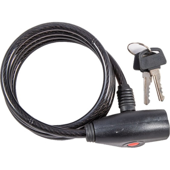 Замок велосипедный TECH TEAM GK102.106 8х1800mm ключ NP001508